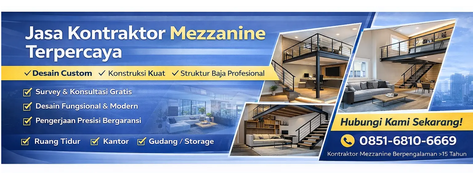 Jasa Pembuatan Mezzanine tanahsareal Bergaransi